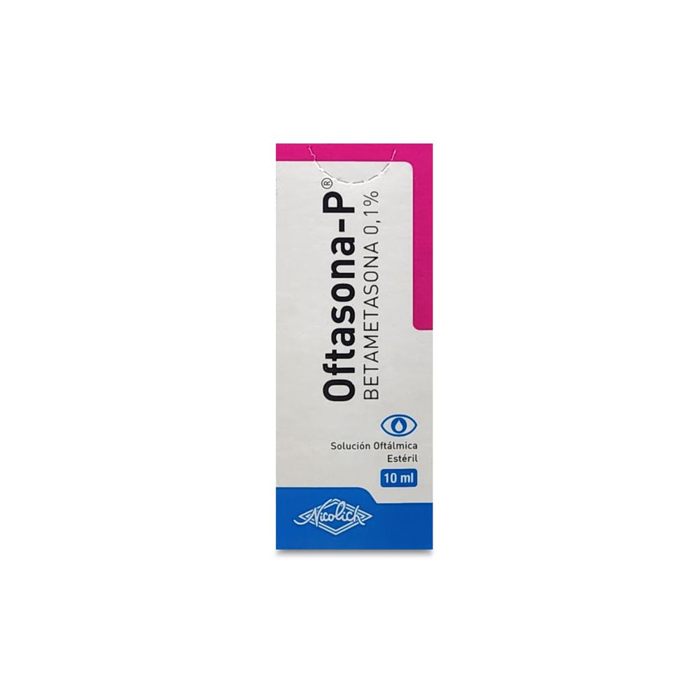 Oftasona P - Betametasona 0.1% - Solución Oftálmica 10 ml