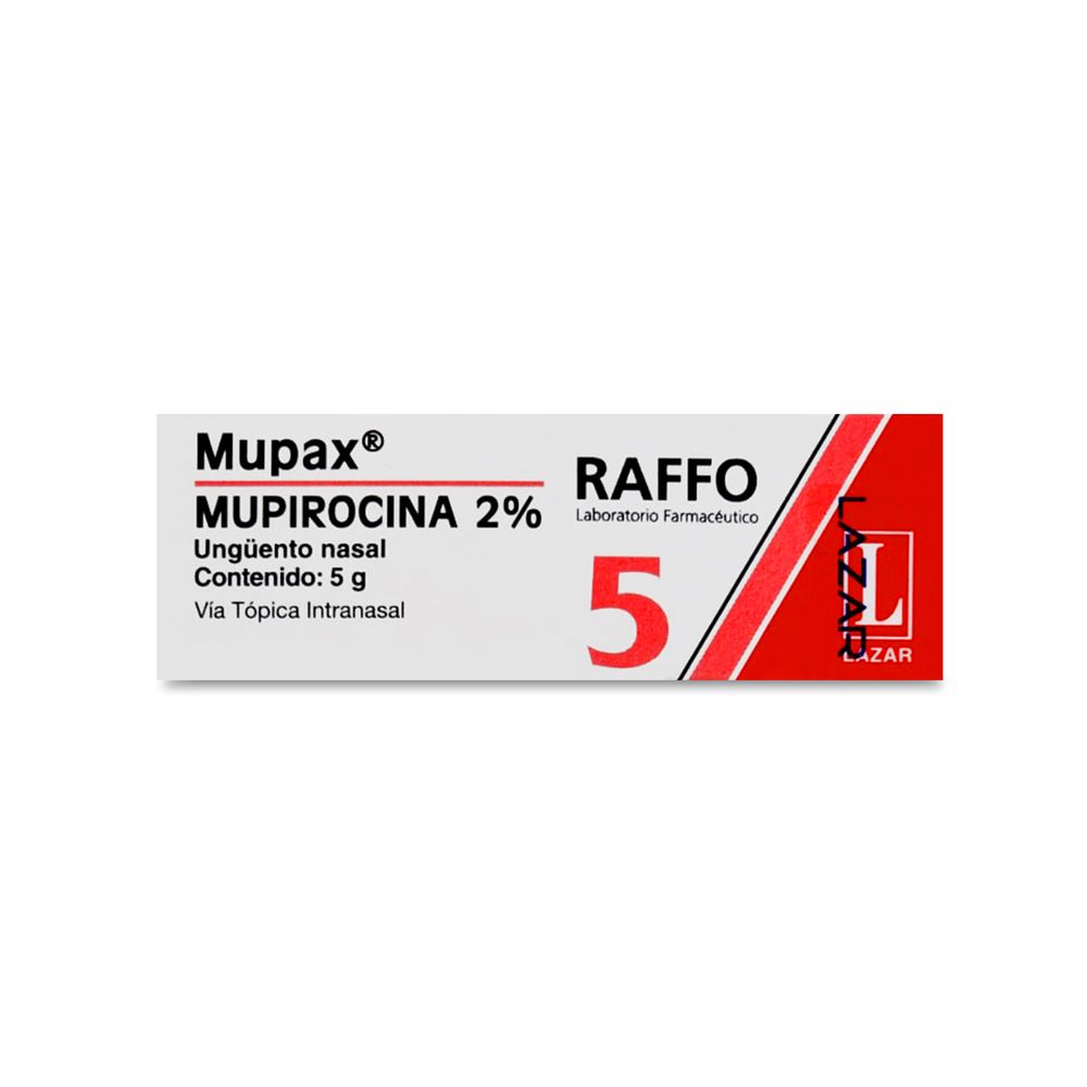 Mupax Ungüento Nasal 2% (Mupirocina)