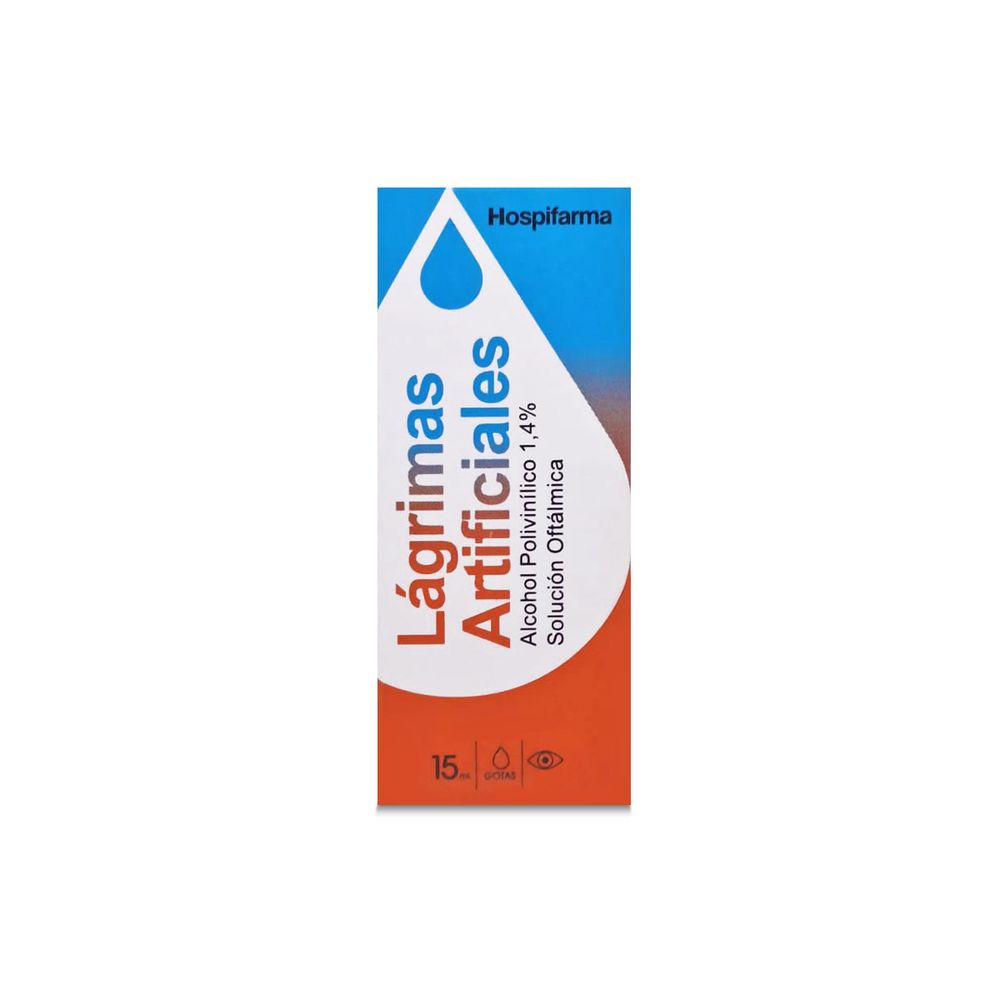 Lágrimas Artificiales - Alcohol Polivinílico 1.4% / Solución Oftalmica 15 ml