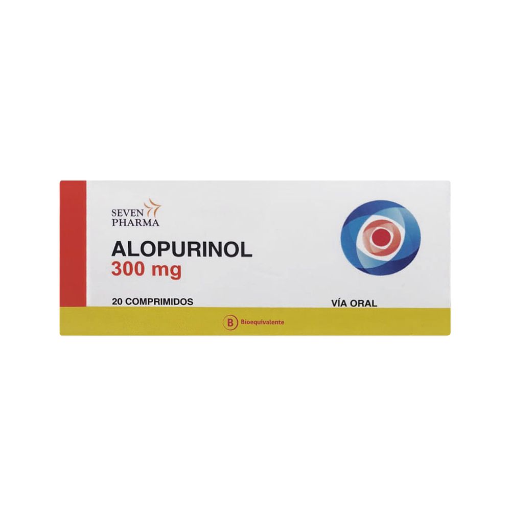 Alopurinol 300 mg - 20 Comprimidos