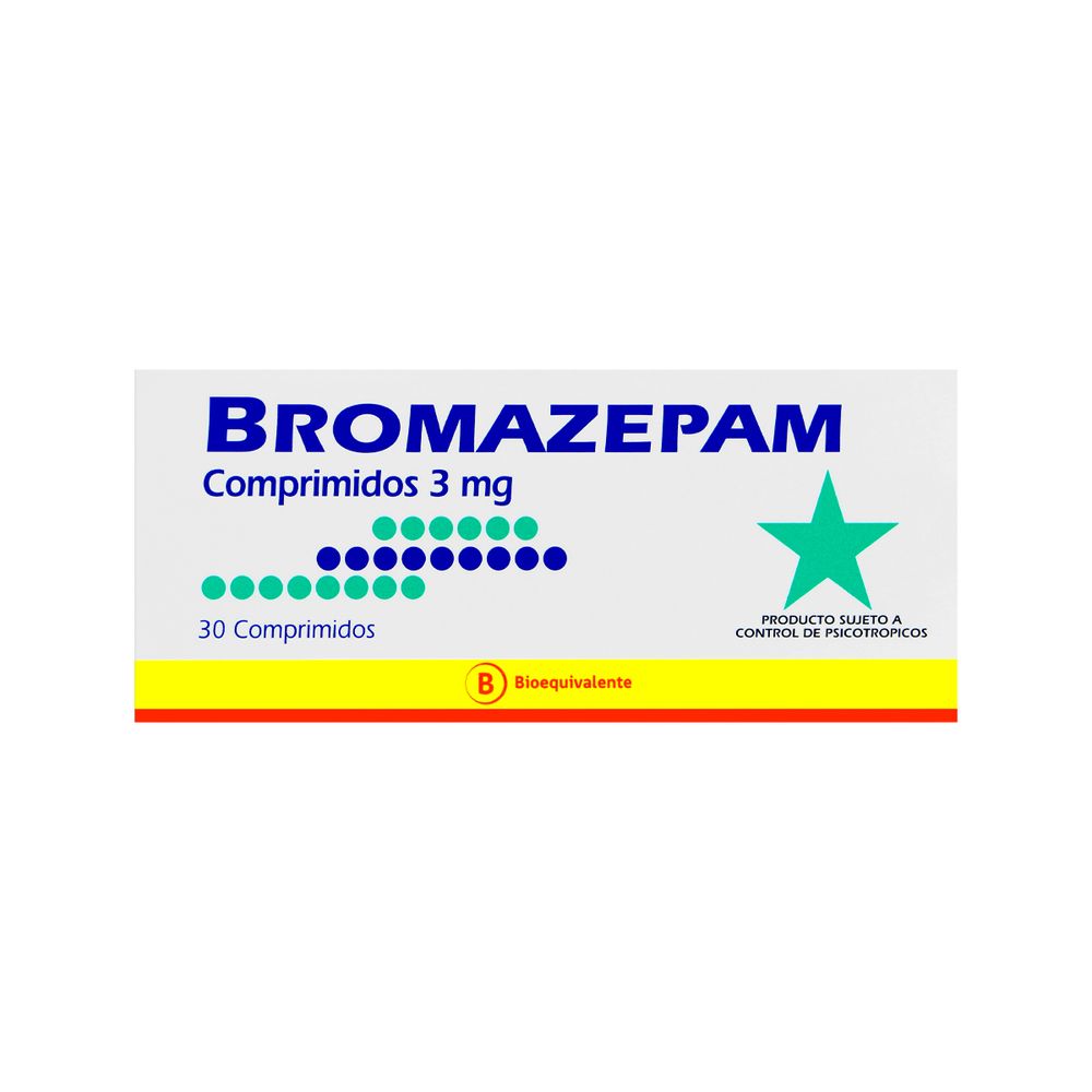 Bromazepam 3 mg 30 Comp