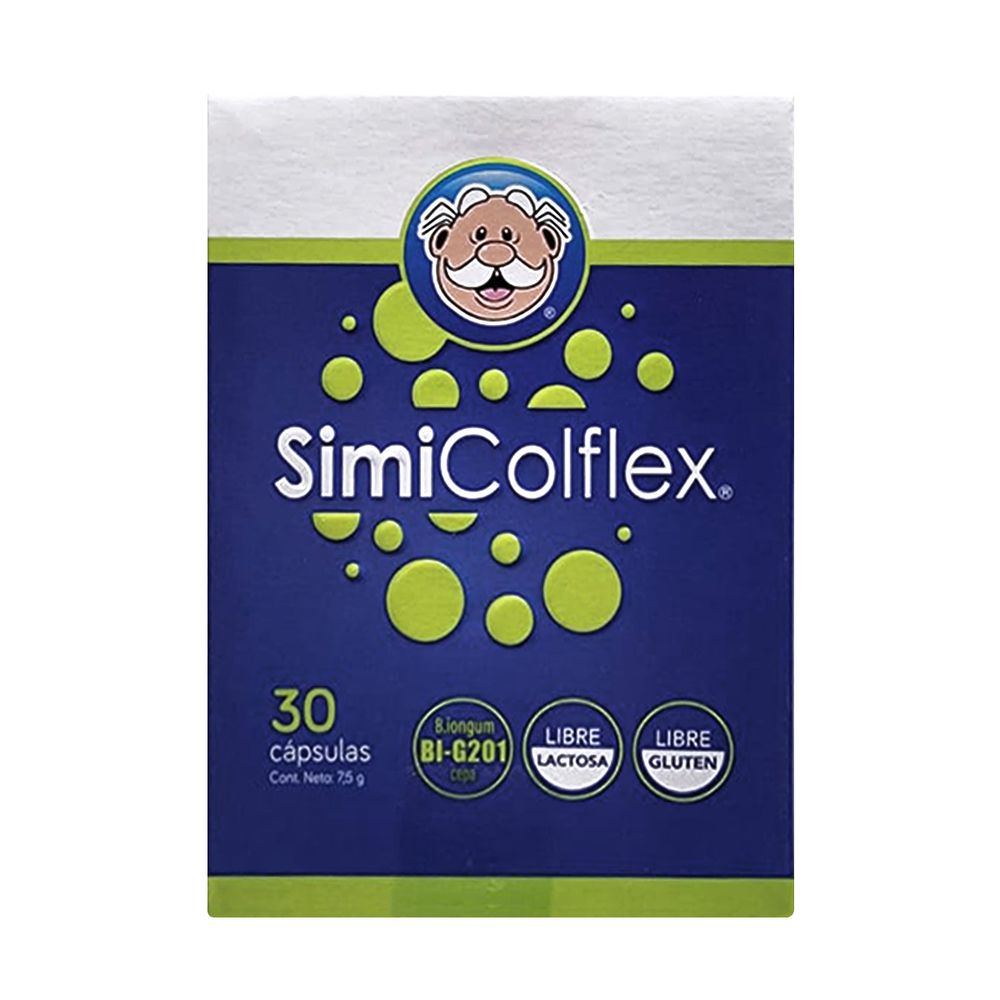 Simicolflex - Bifidobacterium Longum Ufc - 30 Cápsulas