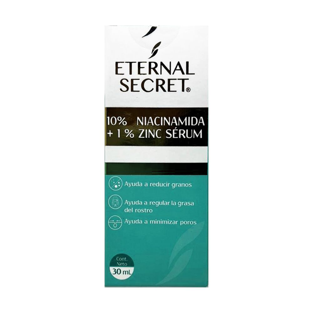 SERUM FACIAL NIACINAMIDA + ZINC FRASCO GOTERO 30 ml