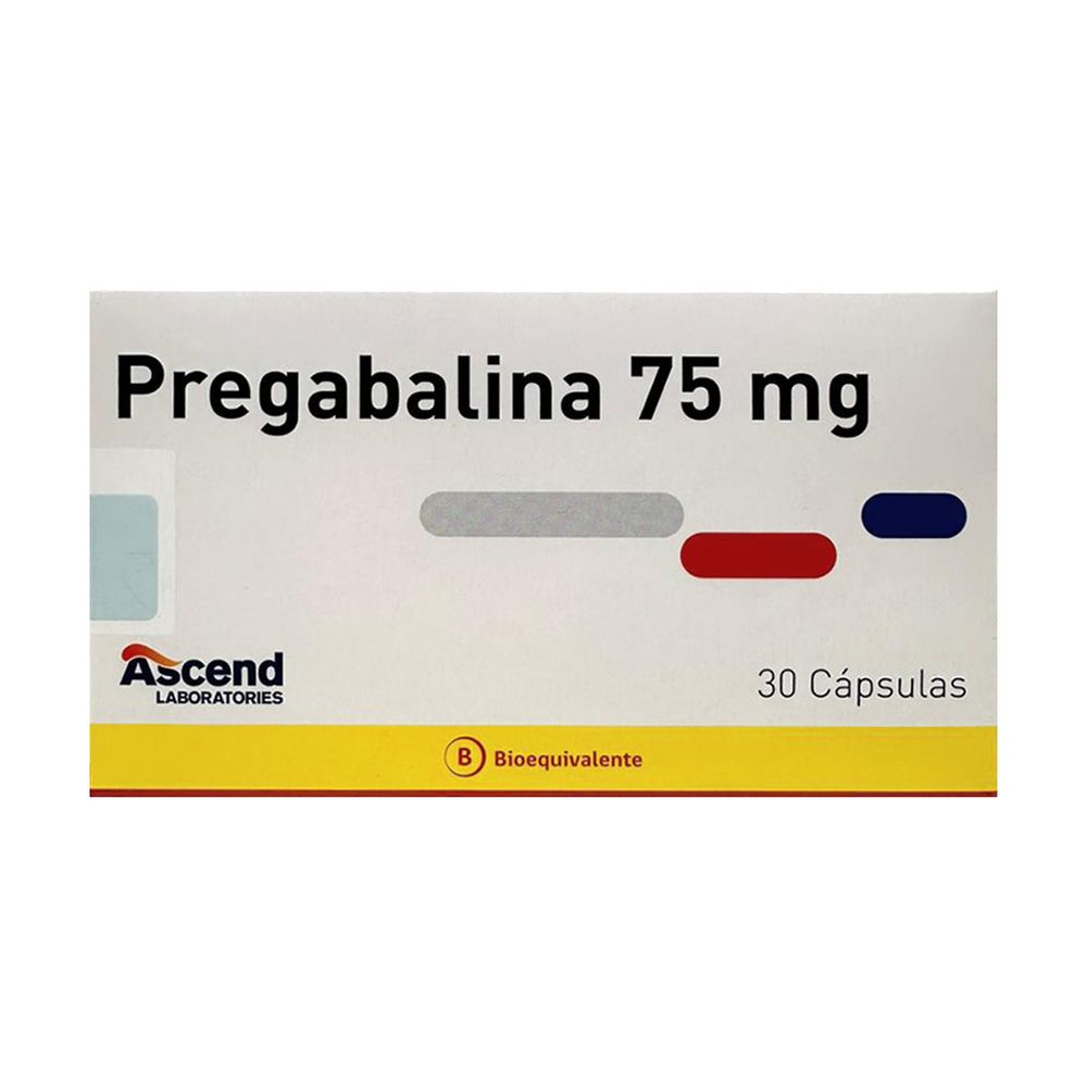Pregabalina 75 mg - 30 Cápsulas