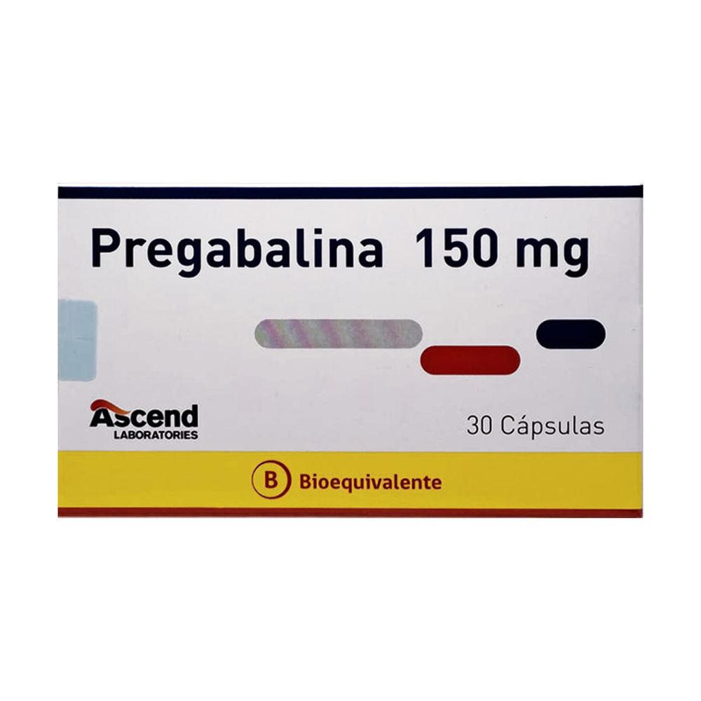 Pregabalina 150 mg - 30 Cápsulas