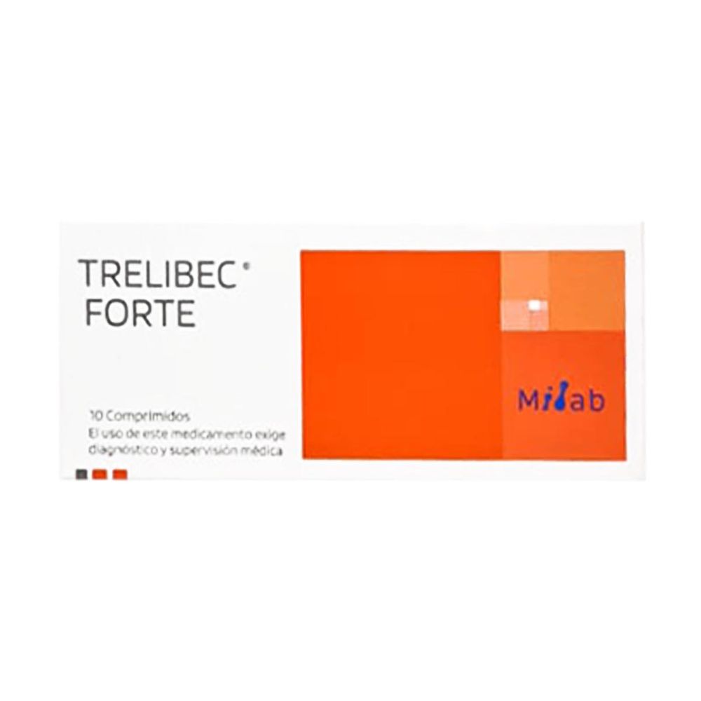 Trelibec Forte - Sulfametoxazol 800 mg / Trimetoprima 160 mg 10 Comp
