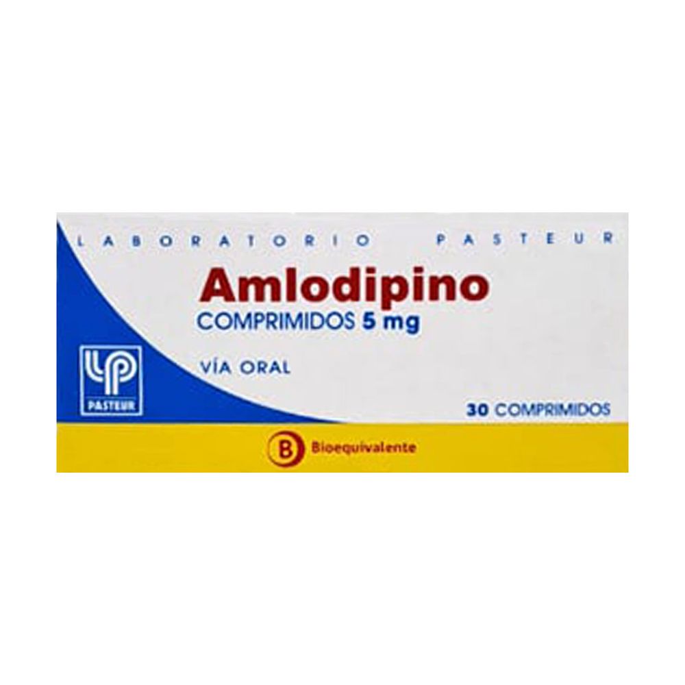 Amlodipino 5 mg - 30 Comprimidos