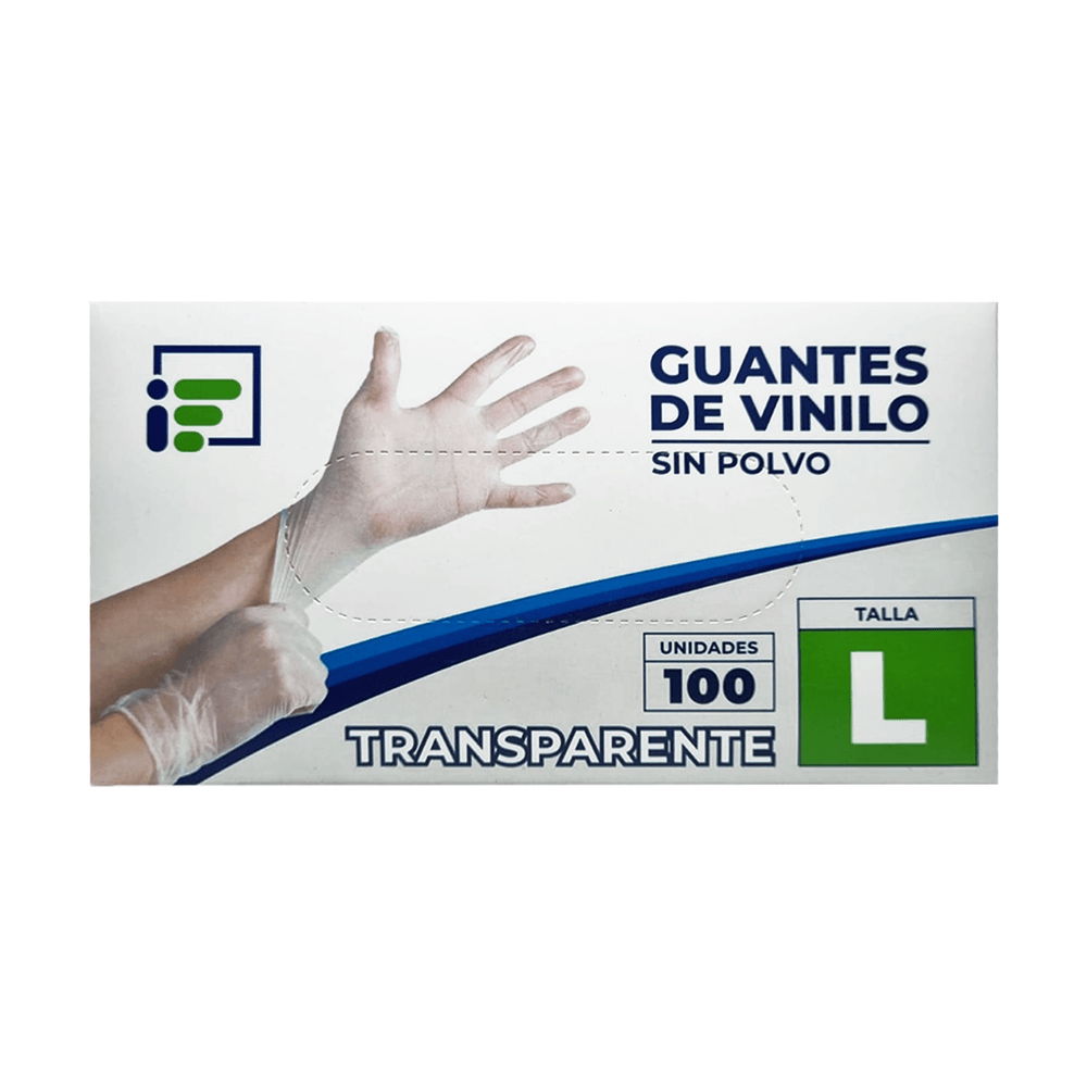 Guantes Desechables Talla L 100 Piezas