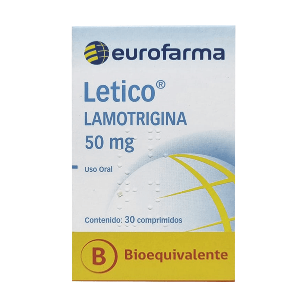 Lamotrigina 50 mg - 30 comprimidos