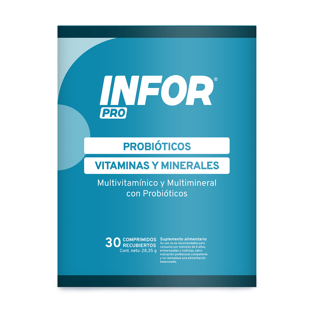 INFORPRO AZ - PROB, VIT Y MIN - 30 COMP REC