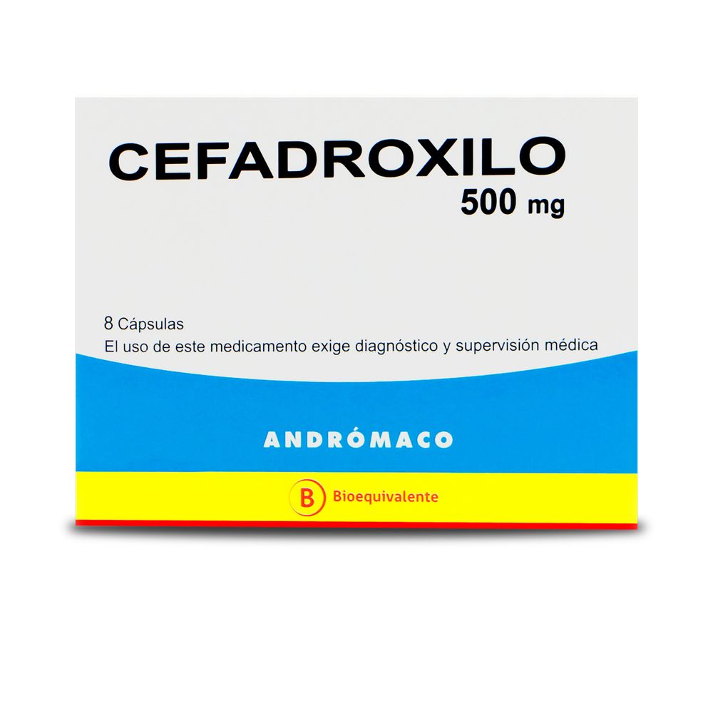 Cefadroxilo - 500 mg - 8 Cápsulas (Be)