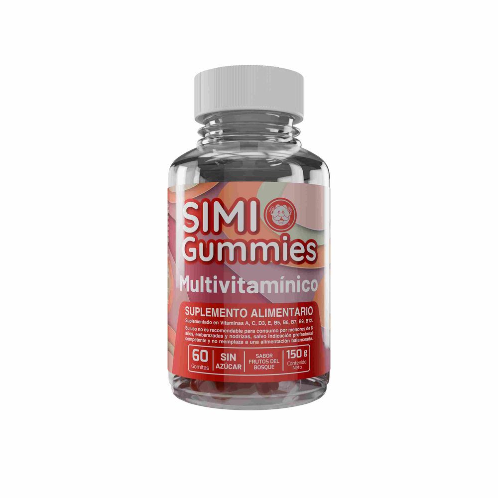 Simi Gummies MULTIVITAMÍNICO - sabor frutos del bosque sin azúcar