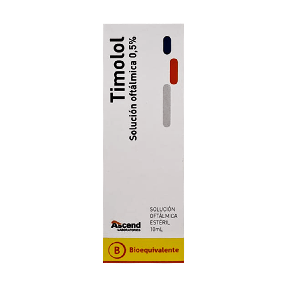 Timolol 0.5% Solución Oftálmica 10 ml