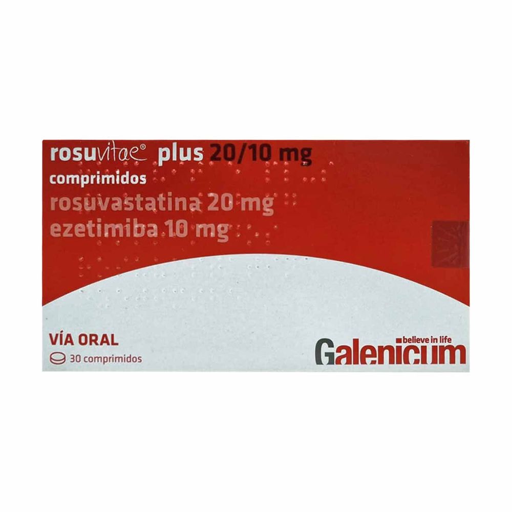Rosuvitae Plus 20/10 - Rosuvastatina Calcica Comprimidos
