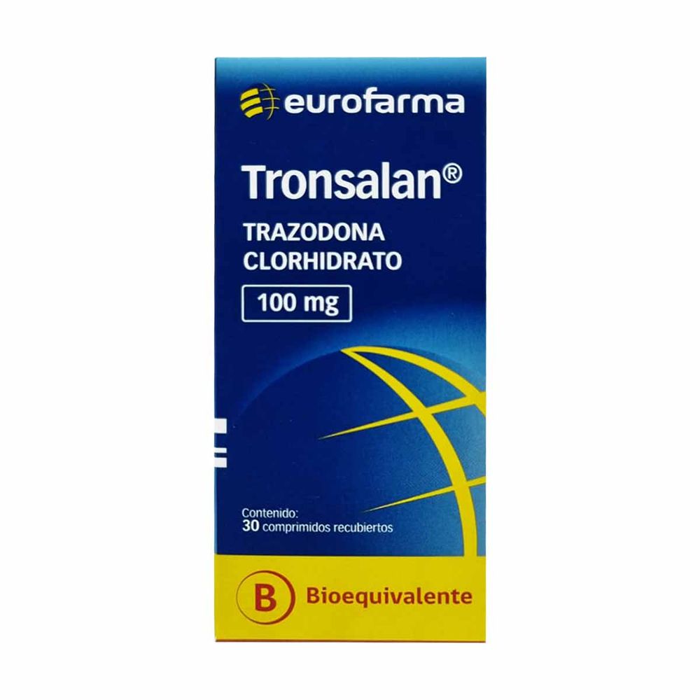 Tronsalan - Trazodona 100Mg 30 Comp Rec