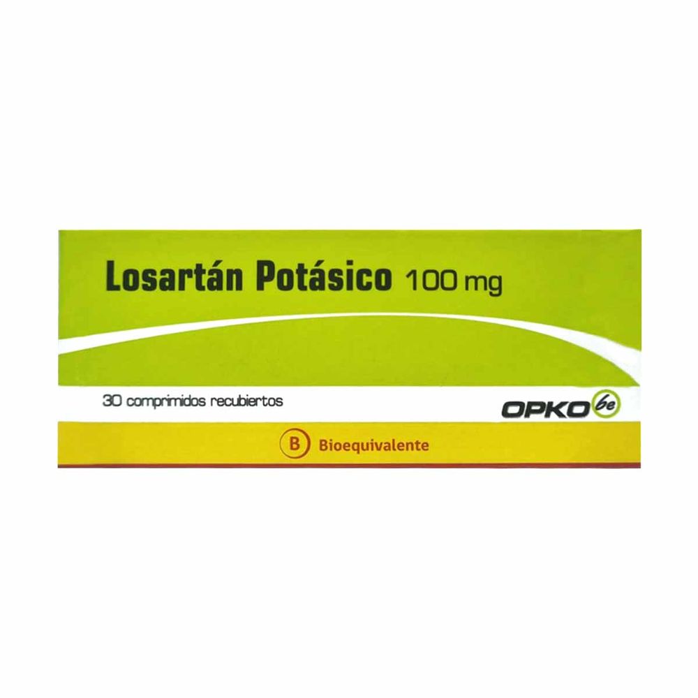 Losartán Potásico 100 mg 30 Comp Rec