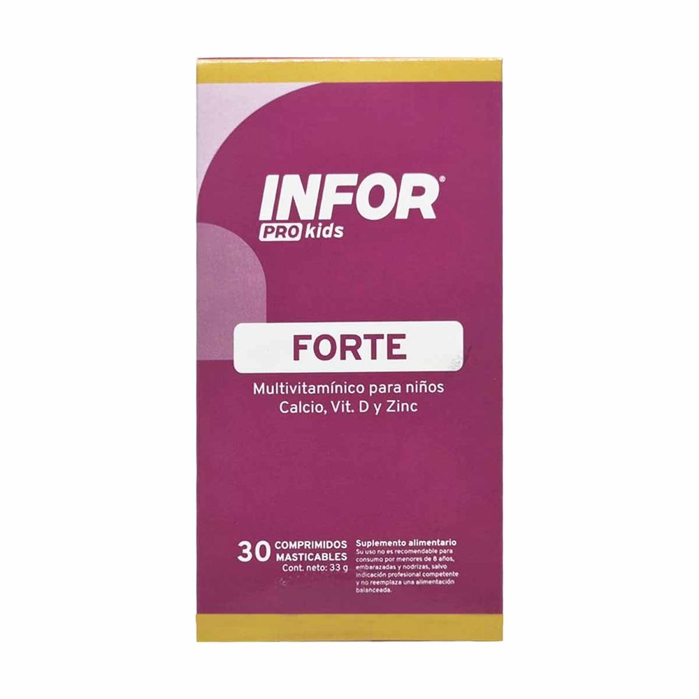 FORTE INFORPROKIDS - MULTIVITAMINICO PARA NIÑOS - 30 COMP MAST