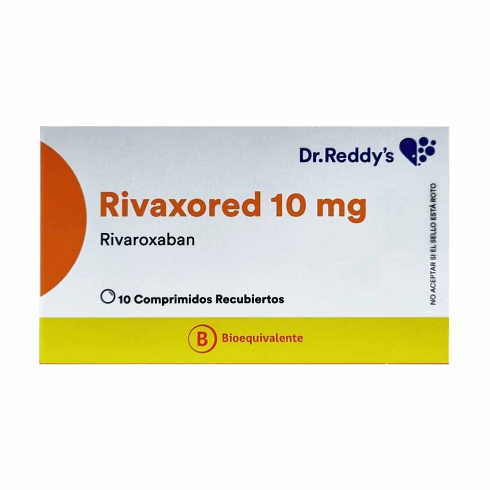 Rivaroxaban 10 mg Comprimidos