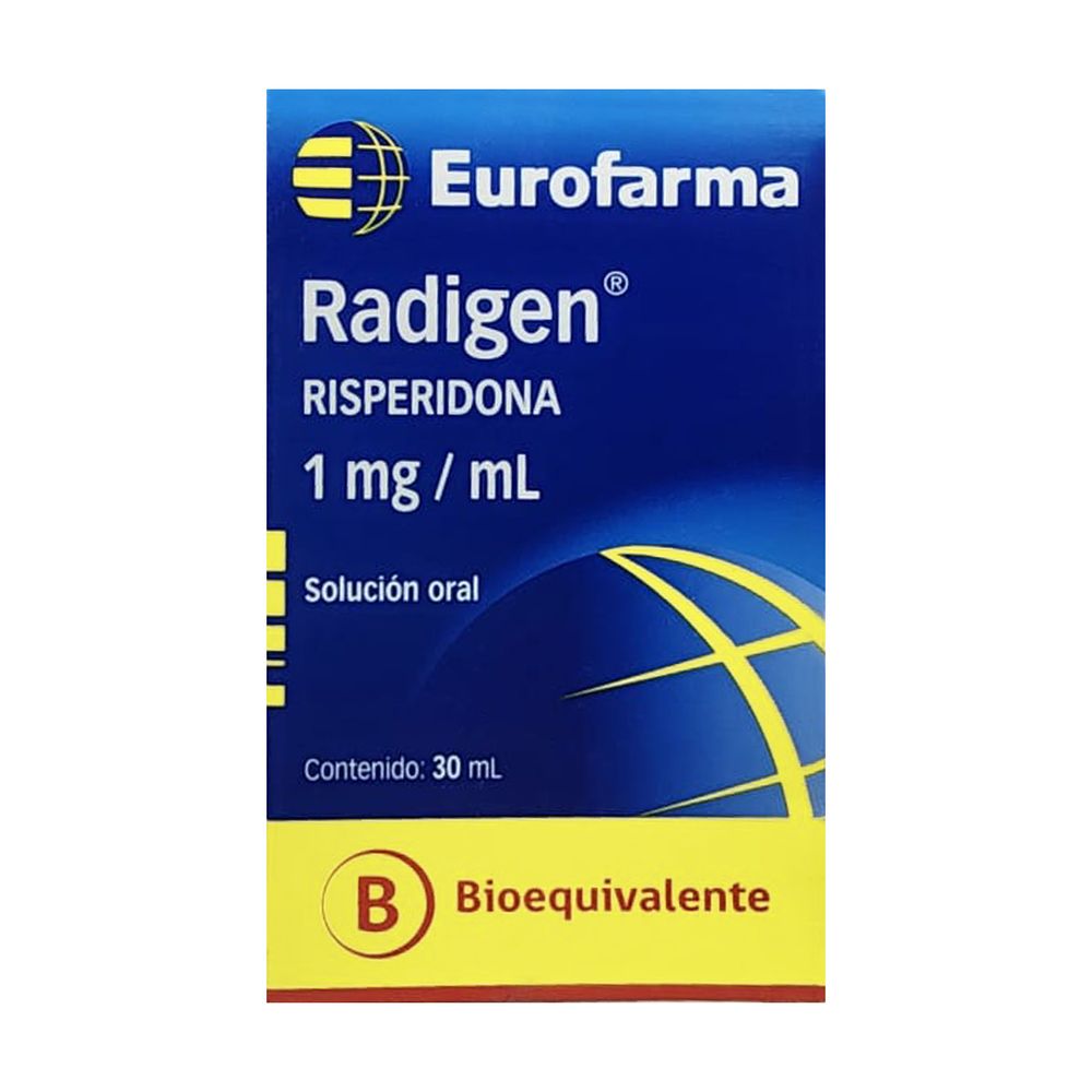 Radigen - Risperidona 1 mg / ml solución oral gotas - 30 ml
