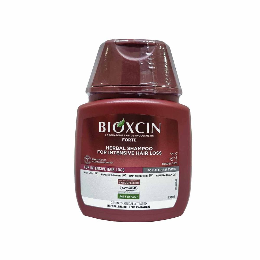 Bioxcin Forte Herbal Shampoo For Intensive Hair Loss Anticaída