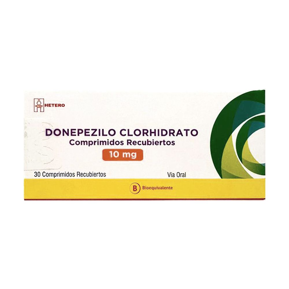 Donepezilo Clorhidrato 10 mg - 30 Comprimidos Recubiertos