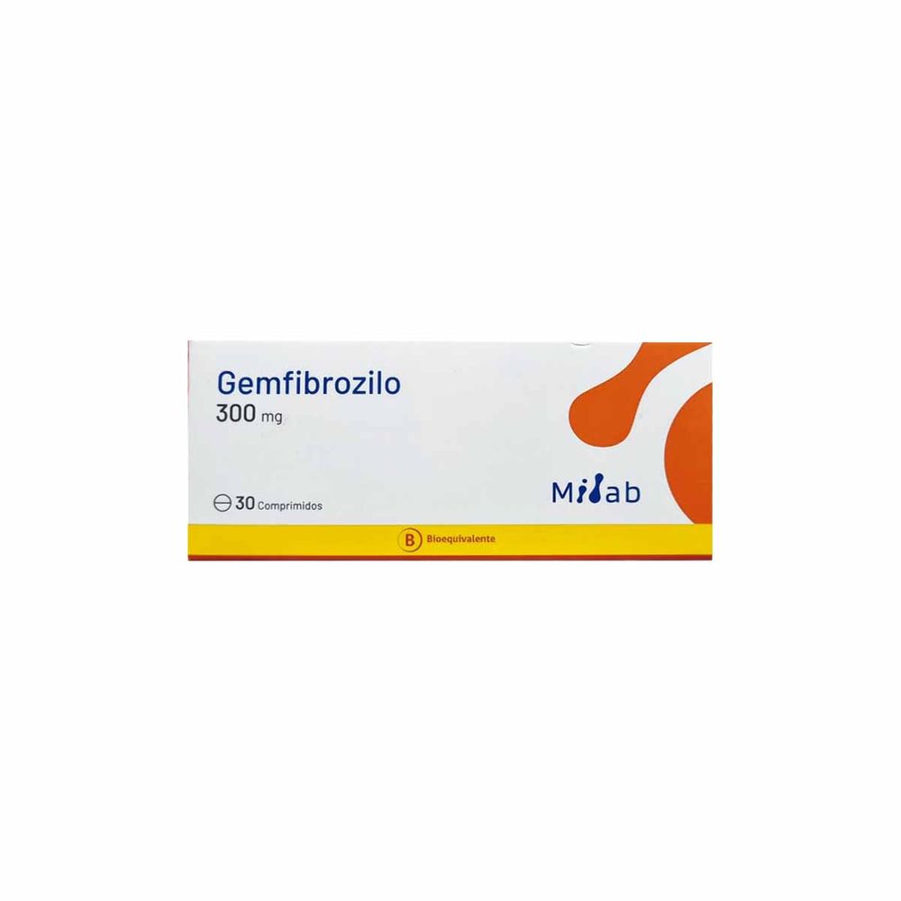 Gemfibrozilo 300 mg - 30 Comprimidos