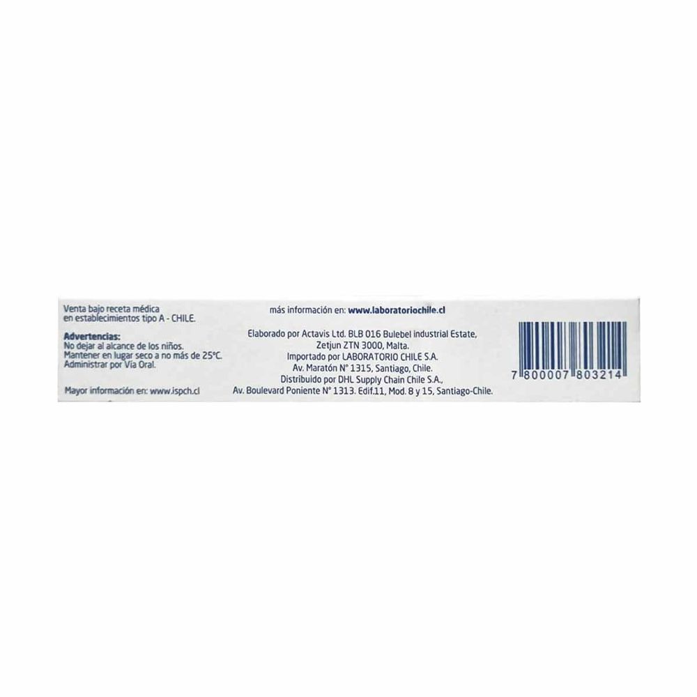Carvas D - Olmesartán 20 mg / Hidroclorotiazida 12.5 mg 30 Comprimidos