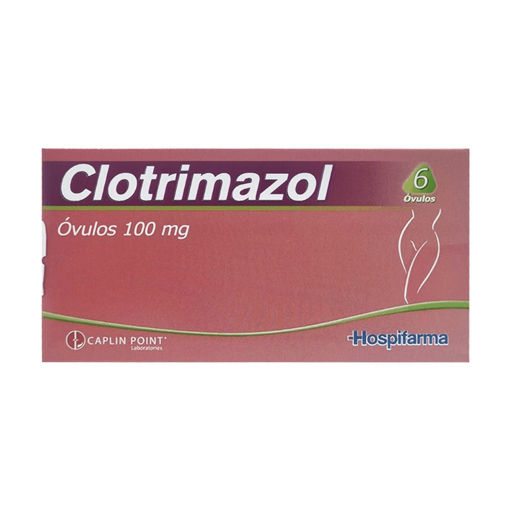 Clotrimazol 100 mg - 6 óvulos vaginales