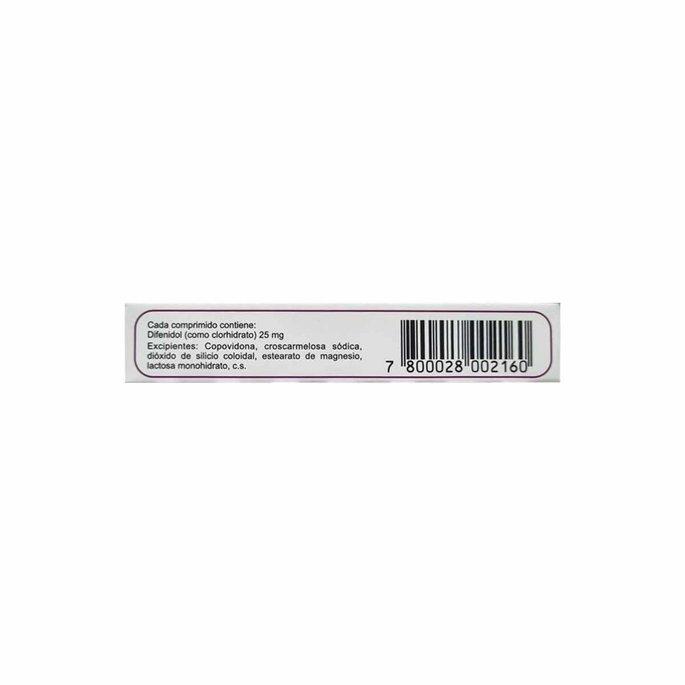 Moviplus - Difenidol 25 mg - 30 Comprimidos