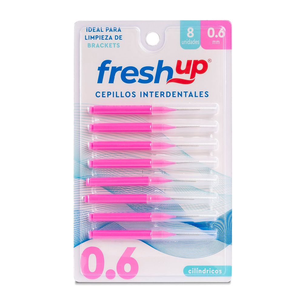 CEPILLOS INTERDENTALES 0.6 MM 8 UNID