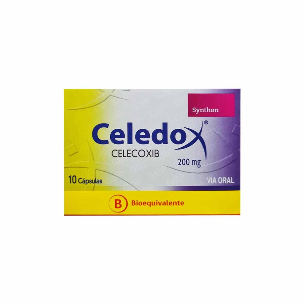 Celedox - Celecoxib 200 mg 10 Cápsulas