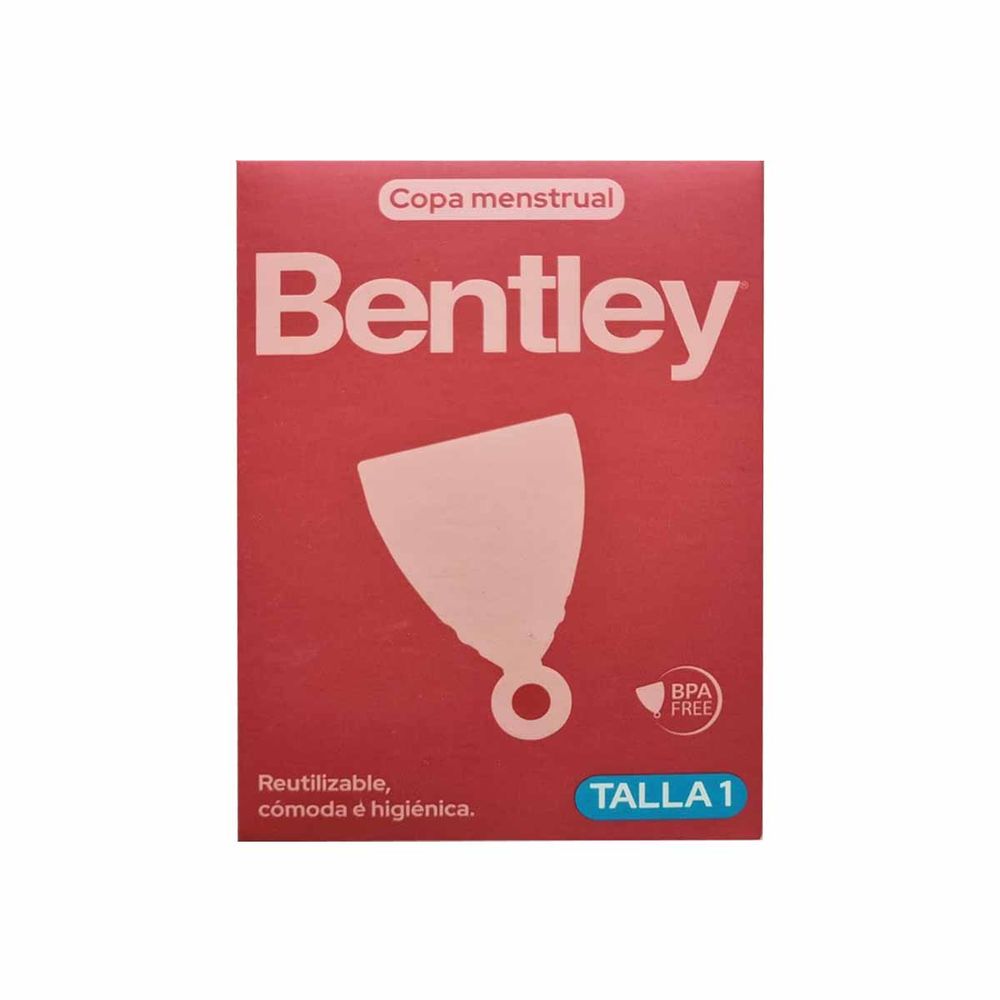 Copa menstrual reutilizable (Talla 1= S) unidad