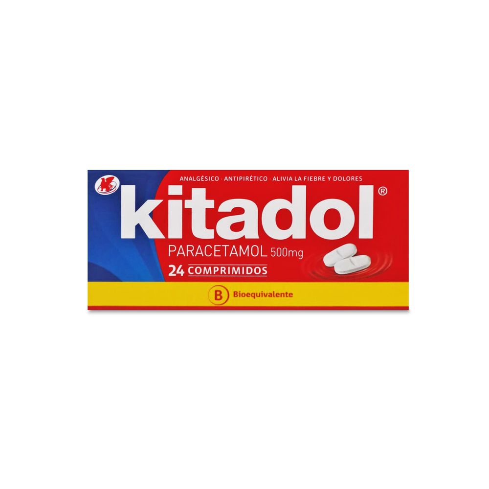 Kitadol Comp - Paracetamol 500 mg 24 Comprimidos