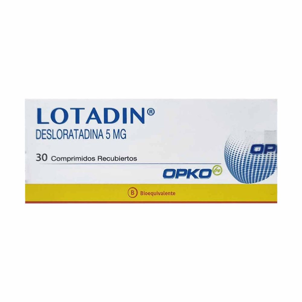 Lotadin - Desloratadina 5 mg - 30 comprimidos recubiertos