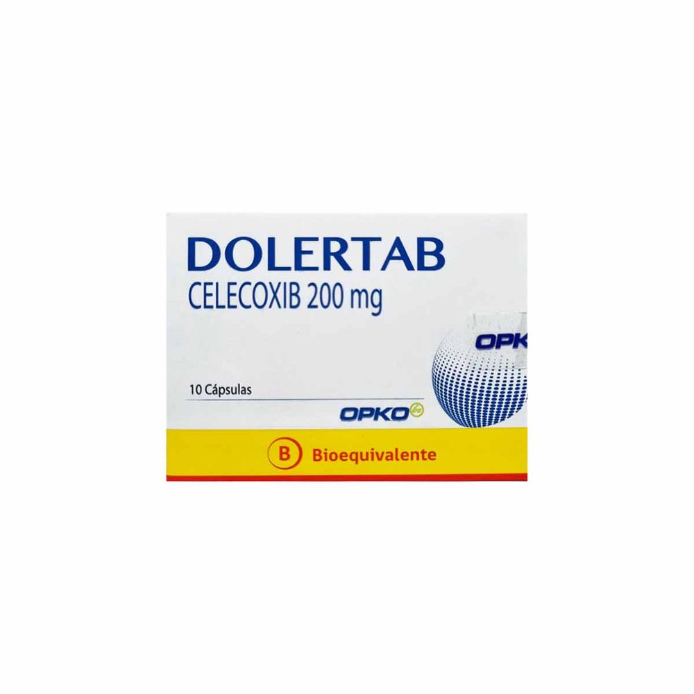 Dolertab - Celecoxib 200 mg 10 Cápsulas
