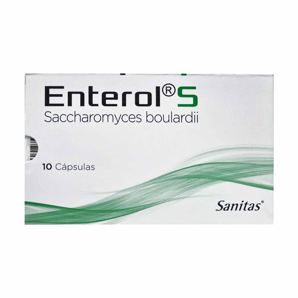Enterol S - Saccharomyces Boulardii 250 mg - 10 Cápsulas