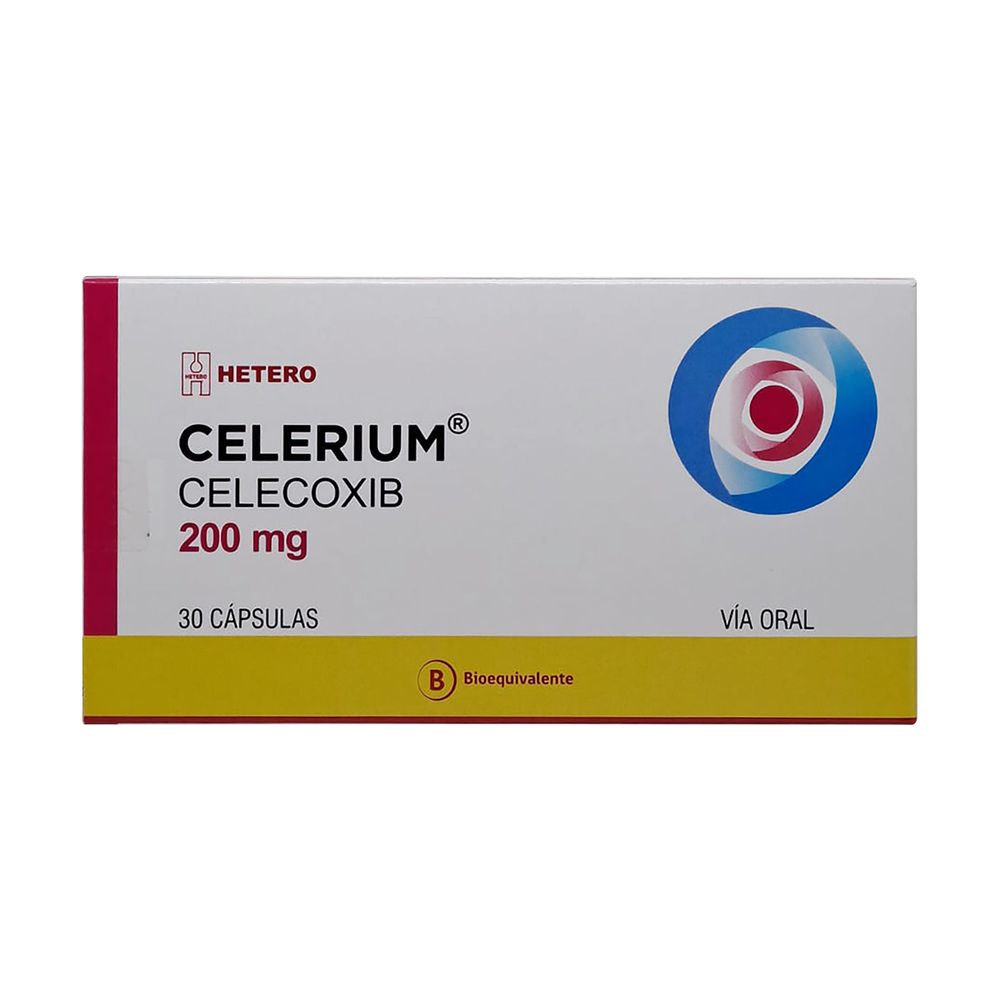 Celerium - Celecoxib 200 mg 30 Cápsulas