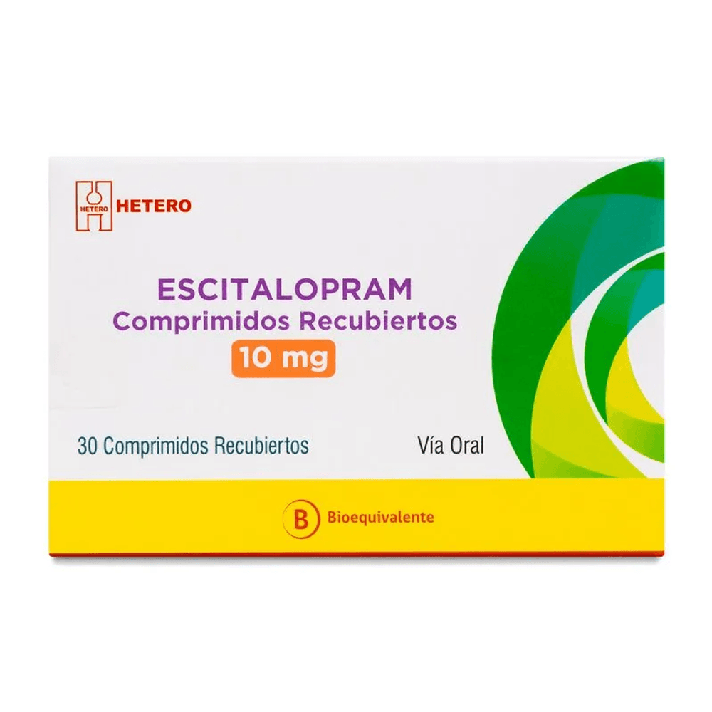 Escitalopram 10 mg - 30 Comprimidos