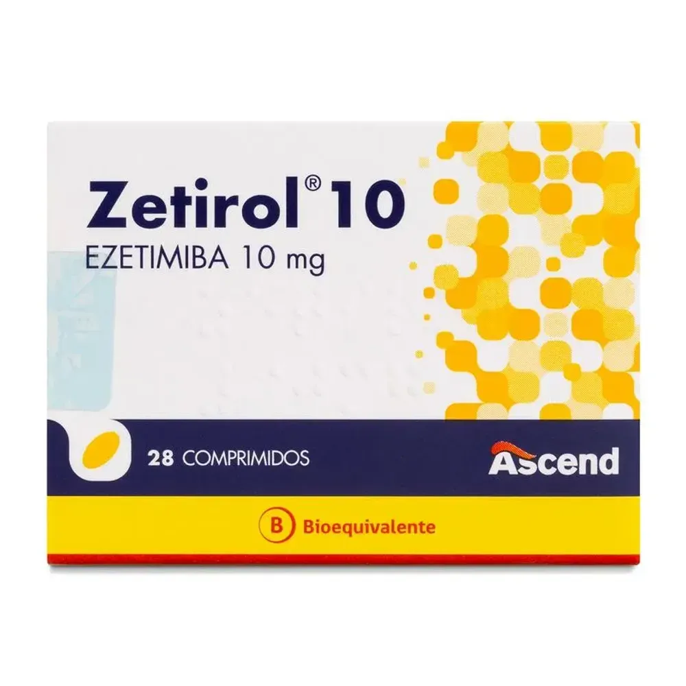 Zetirol 10 - Ezetimiba 10 mg 28 Comprimidos