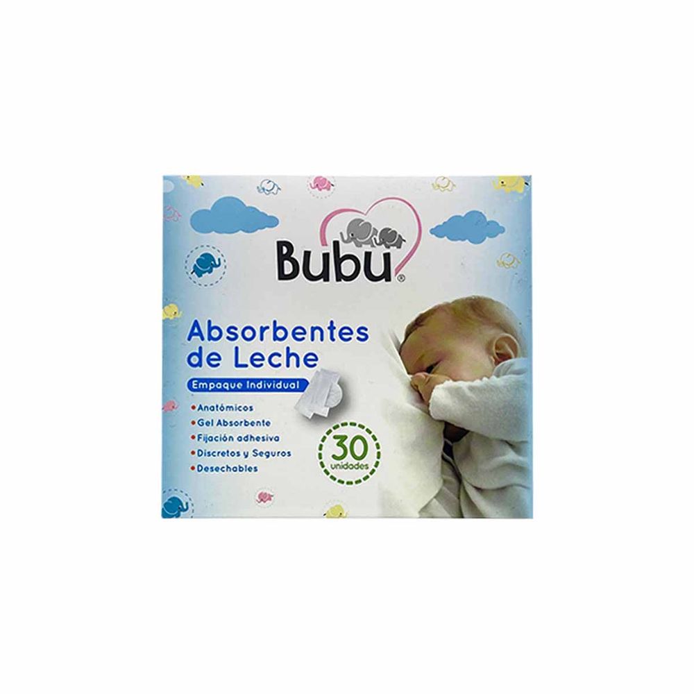 Bubu - Protectores Mamarios Descartables 30 Unidades