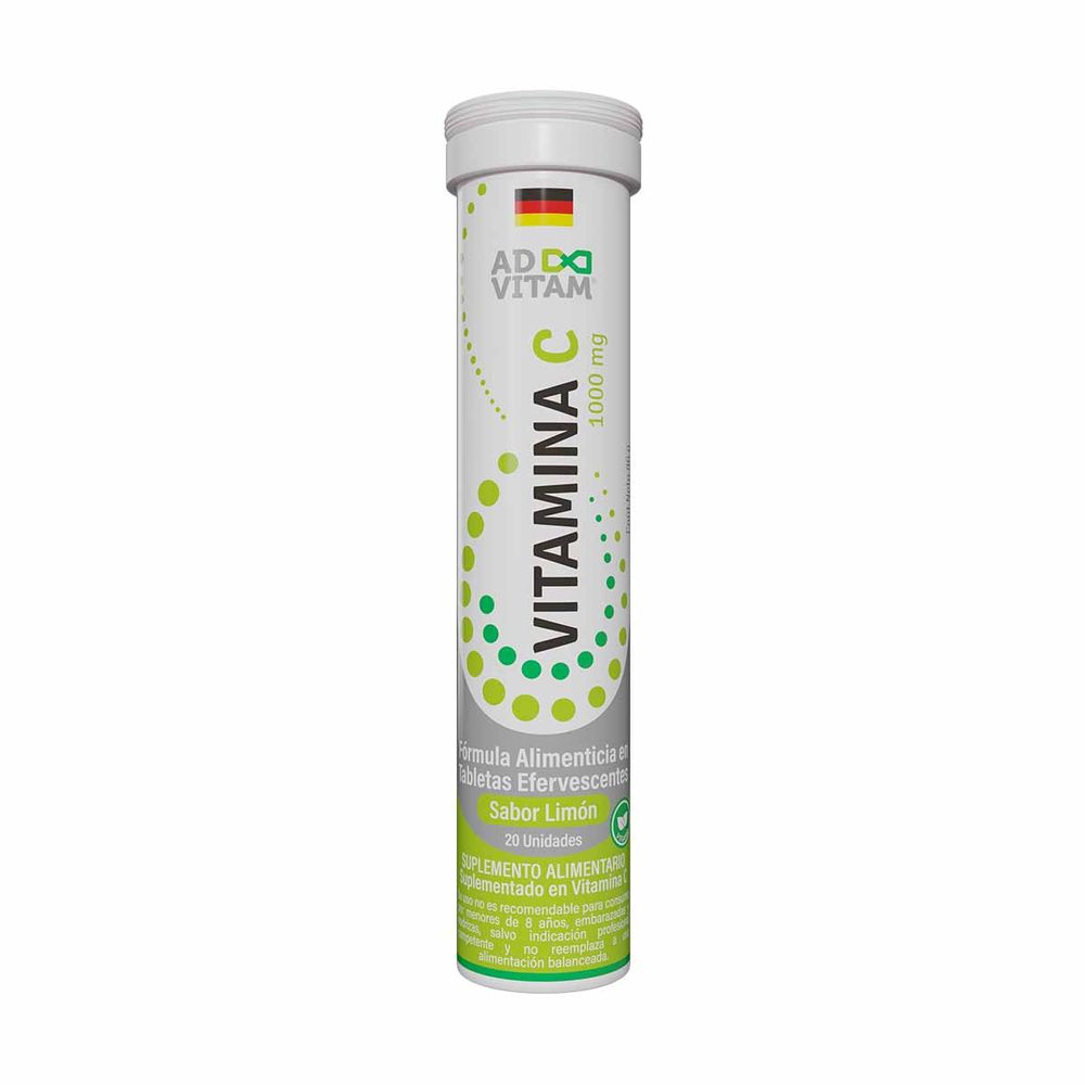 Vitamina C - Tubo 1 gr - 20 tabletas efervescentes