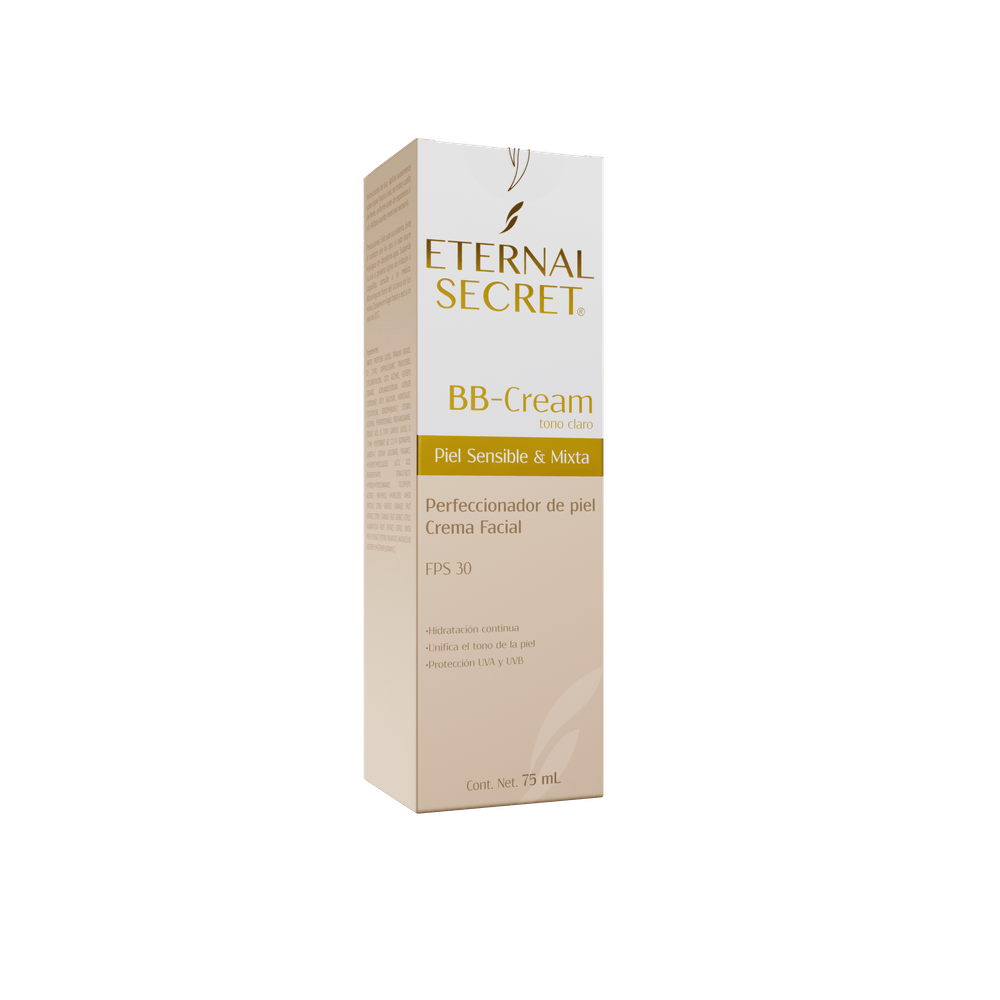 Bb Cream - Perfeccionador en crema facial Spf 30 - tono claro - Eternal Secret