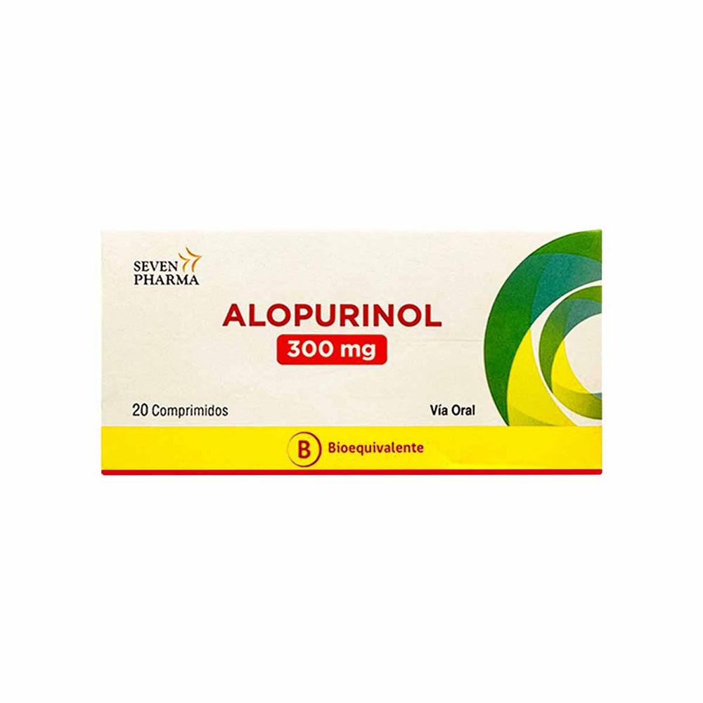 Alopurinol 300 mg 20 Comprimidos